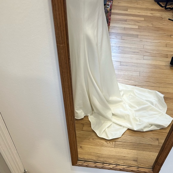 Maggie Sotterro 20rk 714✨New sz4- Brand New!🤍Fitted w/Bustle Underneath-nostrap - Picture 12 of 17